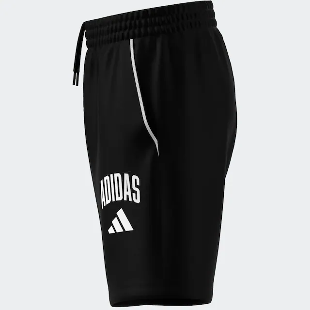 adidas Sportswear Shorts »SEASONALS ESSENTIALS COLLEGIATE TYPOGRAPHY KIDS« für Kinder und Teens, sportlicher Stil, aus Baumwolle und Polyester