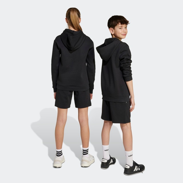 adidas Sportswear Shorts »SEASONALS ESSENTIALS COLLEGIATE TYPOGRAPHY KIDS« für Kinder und Teens, sportlicher Stil, aus Baumwolle und Polyester