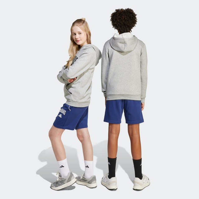 adidas Sportswear Shorts »SEASONALS ESSENTIALS COLLEGIATE TYPOGRAPHY KIDS« für Kinder und Teens, sportlicher Stil, aus Baumwolle und Polyester