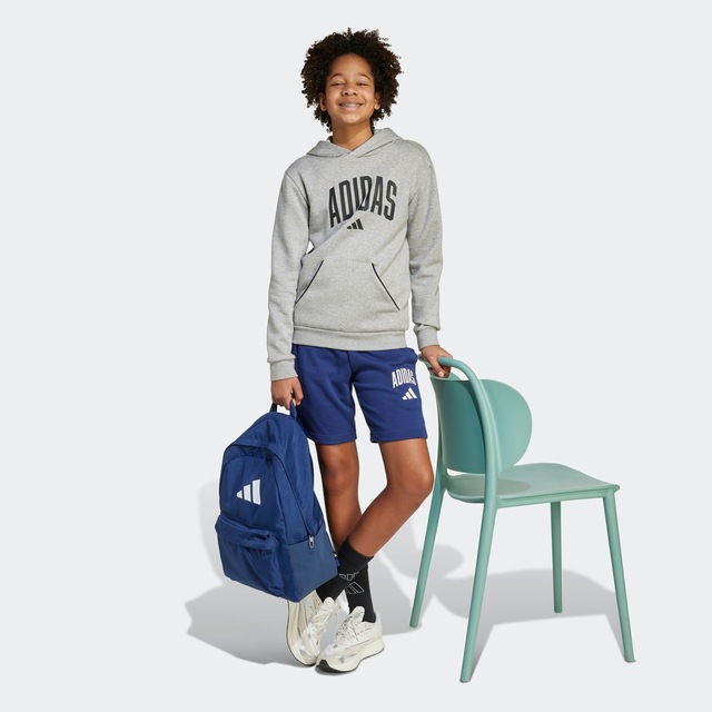 adidas Sportswear Shorts »SEASONALS ESSENTIALS COLLEGIATE TYPOGRAPHY KIDS« für Kinder und Teens, sportlicher Stil, aus Baumwolle und Polyester