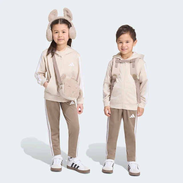 adidas Sportswear Trainingsanzug »ESSENTIALS KIDS« 2 Stk. mit 3-Streifen, aus weichem Trikotstoff, mit CLIMACOOL Technologie