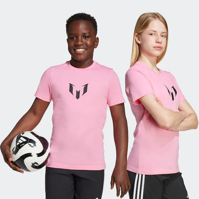 adidas Performance Trainingsshirt »MIT GRAFIK FÜR KINDER MIT MESSI-NAMESZUG UND SPIELERUMMER« sportlicher Stil, mit Name und Nummer auf dem Rücken, aus Baumwolle