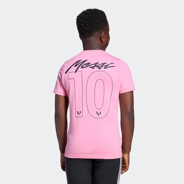 adidas Performance Trainingsshirt »MIT GRAFIK FÜR KINDER MIT MESSI-NAMESZUG UND SPIELERUMMER« sportlicher Stil, mit Name und Nummer auf dem Rücken, aus Baumwolle