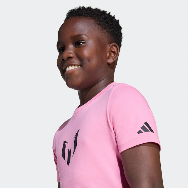 adidas Performance Trainingsshirt »MIT GRAFIK FÜR KINDER MIT MESSI-NAMESZUG UND SPIELERUMMER« sportlicher Stil, mit Name und Nummer auf dem Rücken, aus Baumwolle