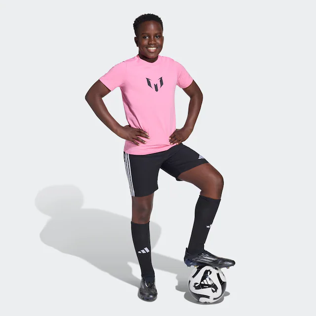 adidas Performance Trainingsshirt »MIT GRAFIK FÜR KINDER MIT MESSI-NAMESZUG UND SPIELERUMMER« sportlicher Stil, mit Name und Nummer auf dem Rücken, aus Baumwolle