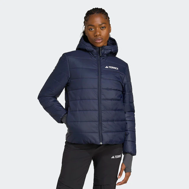 adidas TERREX Steppjacke »MULTI ESSENTIALS CLIMAWARM ISOLIERTE« mit Kapuze wärmend durch Climawarm Technologie, mit Kapuze