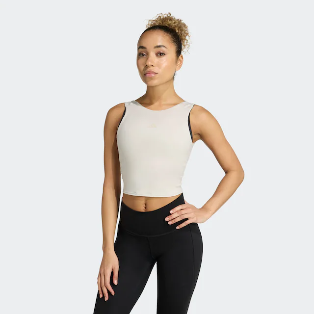 adidas Performance Tanktop »YOGA MOTION« mit Rundhalsausschnitt, für Erwachsene, aus Polyester