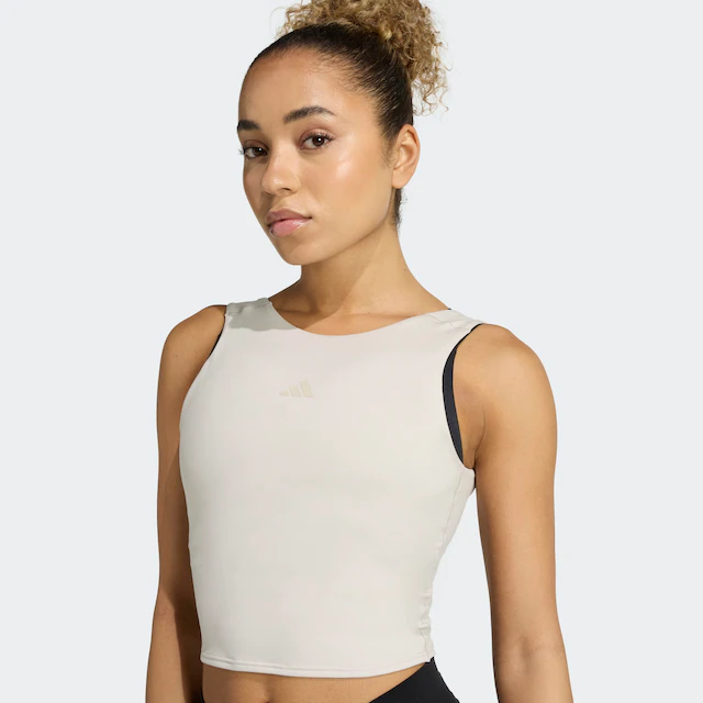 adidas Performance Tanktop »YOGA MOTION« mit Rundhalsausschnitt, für Erwachsene, aus Polyester