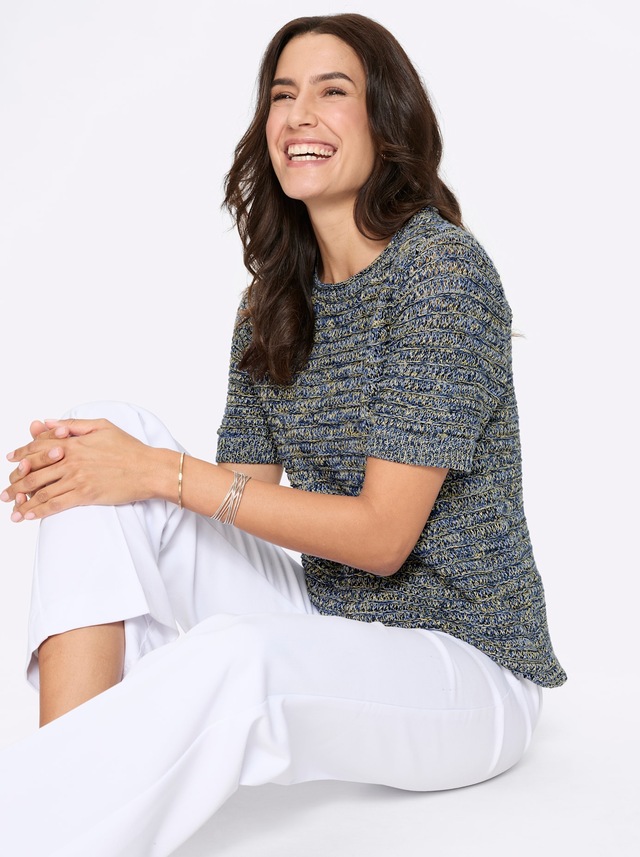 Inspirationen Strickpullover »Baumwoll-Pullover«