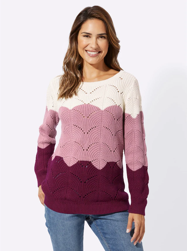 Classic Basics Ajourpullover »Rundhals-Pullover«