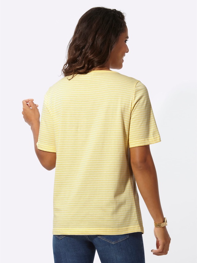 Casual Looks Kurzarmshirt »Ringelshirt« 1 Stk.