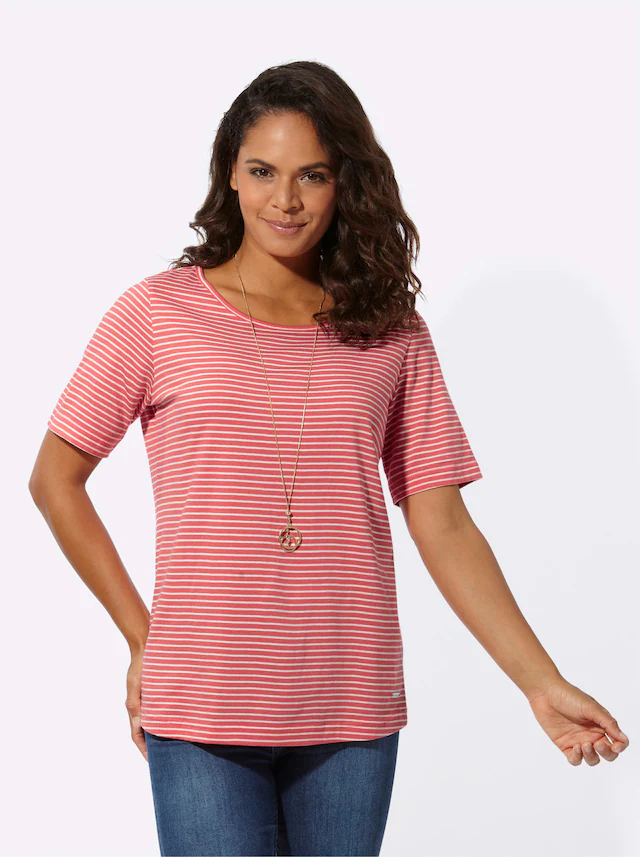 Casual Looks Kurzarmshirt »Ringelshirt« 1 Stk.