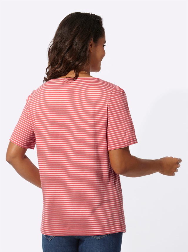 Casual Looks Kurzarmshirt »Ringelshirt« 1 Stk.