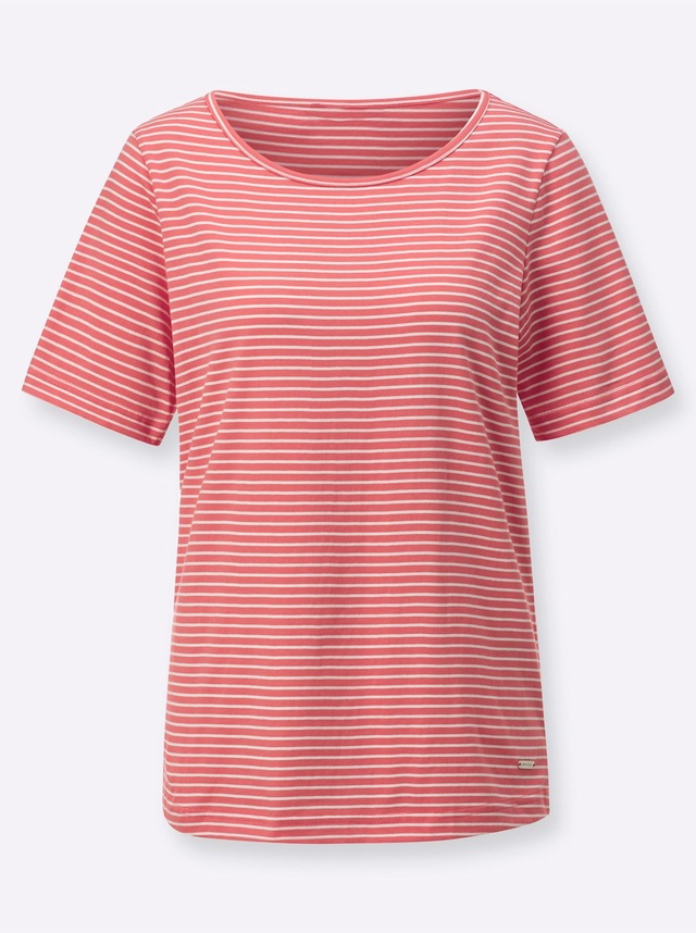 Casual Looks Kurzarmshirt »Ringelshirt« 1 Stk.