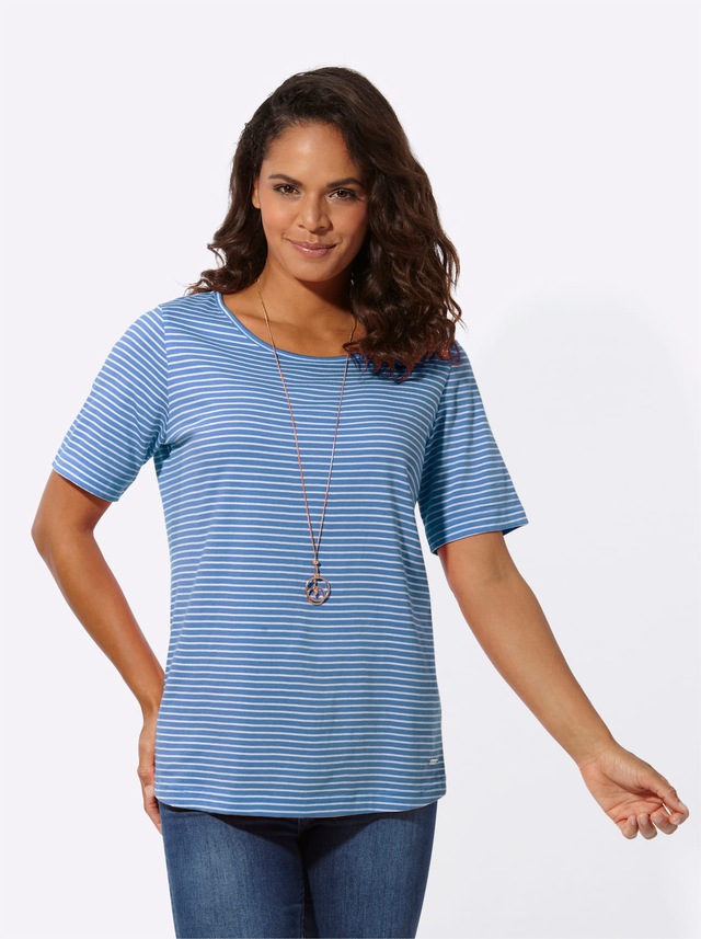 Casual Looks Kurzarmshirt »Ringelshirt« 1 Stk.