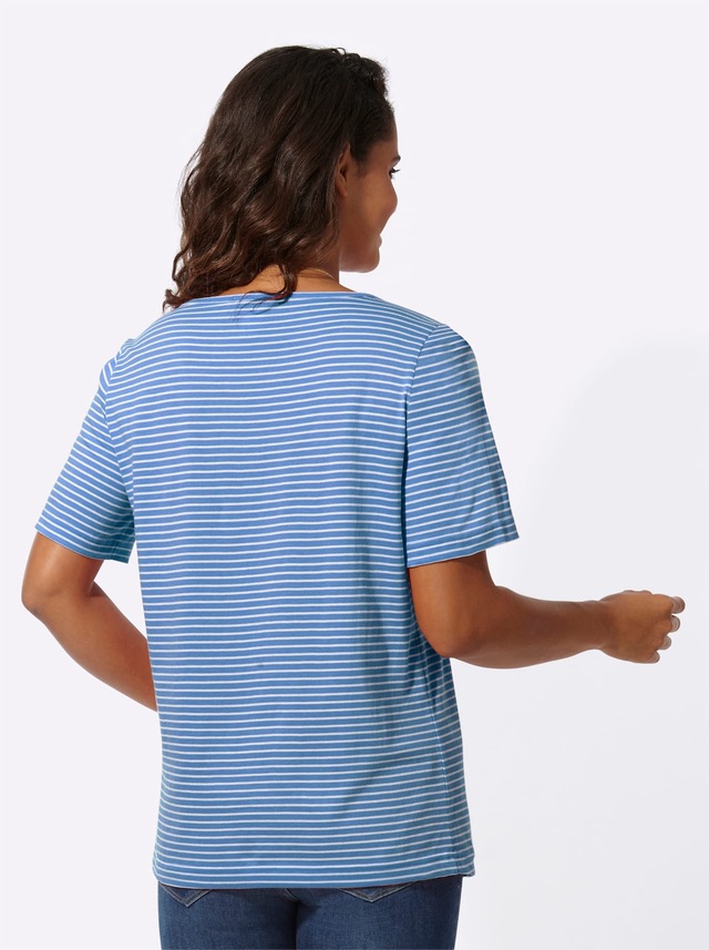 Casual Looks Kurzarmshirt »Ringelshirt« 1 Stk.
