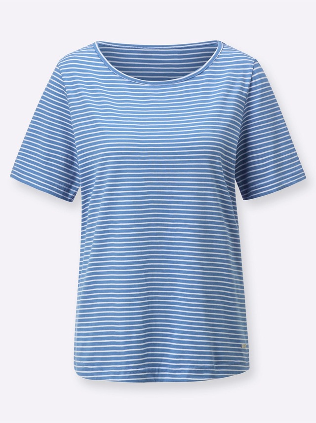 Casual Looks Kurzarmshirt »Ringelshirt« 1 Stk.
