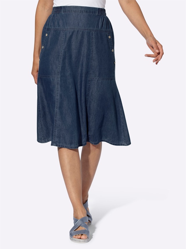 Classic Basics Jeansrock