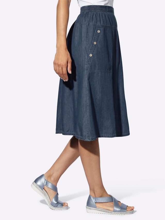 Classic Basics Jeansrock
