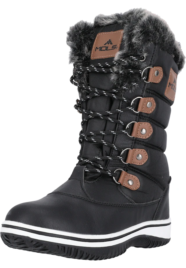 MOLS Stiefel »Enfield« mit modischem Kunstfell-Besatz