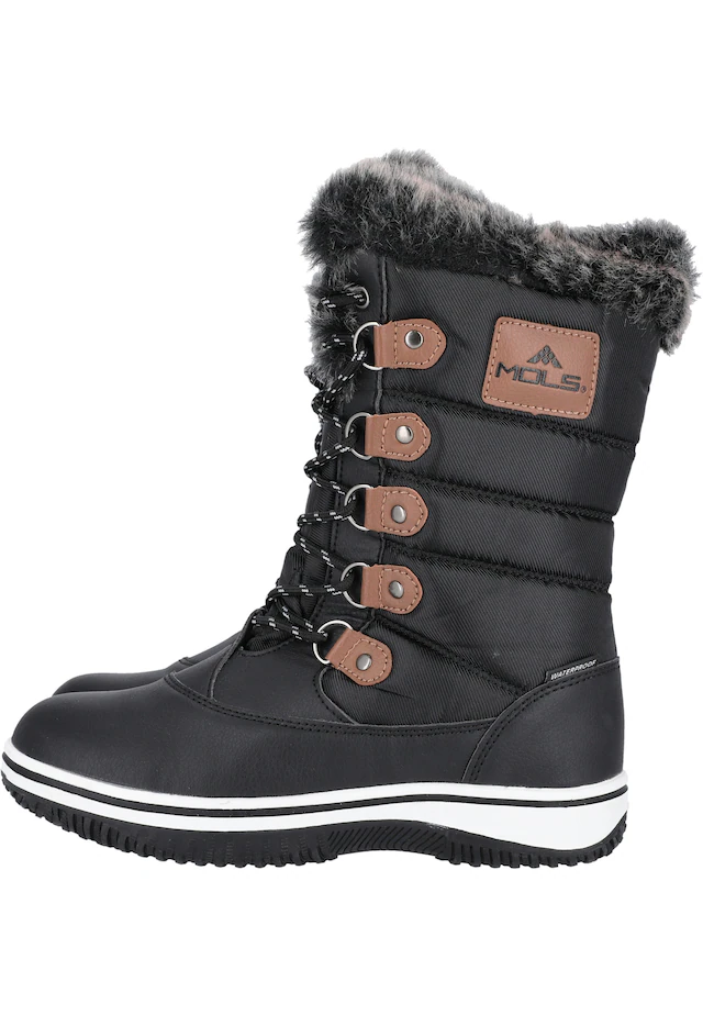 MOLS Stiefel »Enfield« mit modischem Kunstfell-Besatz
