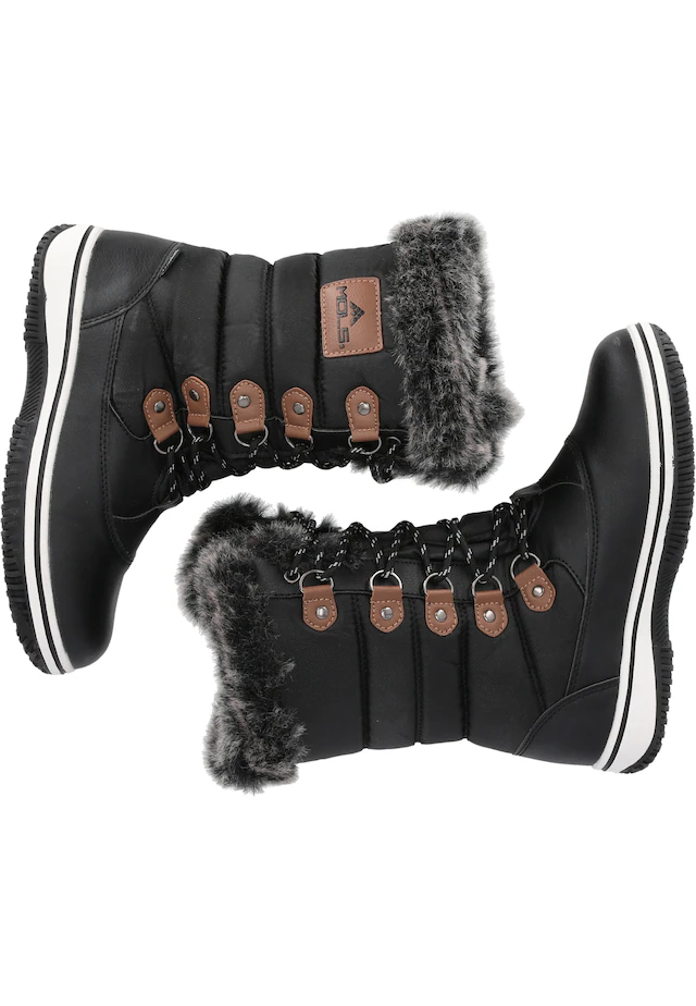 MOLS Stiefel »Enfield« mit modischem Kunstfell-Besatz