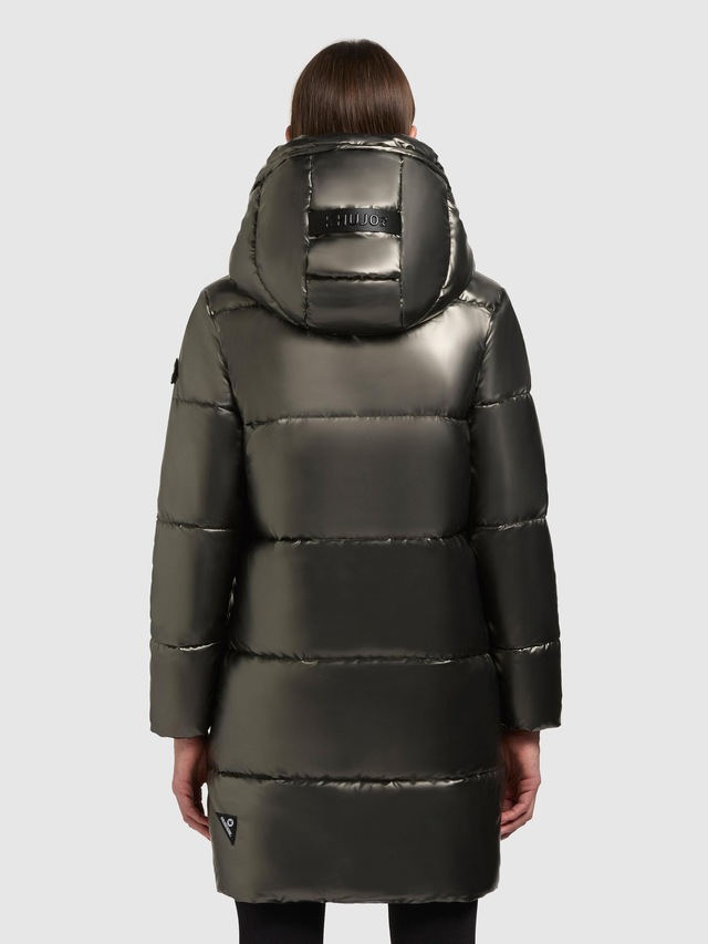 khujo Steppmantel »Haya Shiny-YM« Wasserdichter gesteppter Damen Winter Kurzmantel