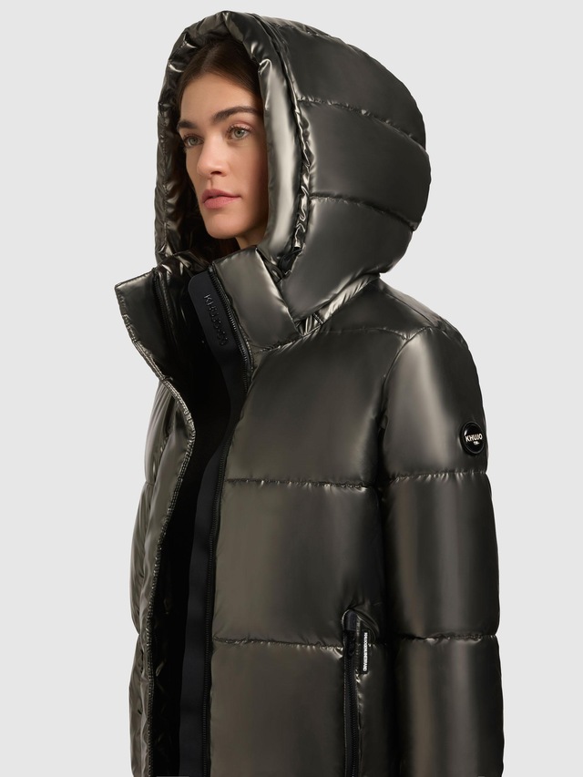 khujo Steppmantel »Haya Shiny-YM« Wasserdichter gesteppter Damen Winter Kurzmantel