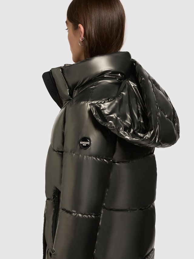 khujo Steppmantel »Haya Shiny-YM« Wasserdichter gesteppter Damen Winter Kurzmantel