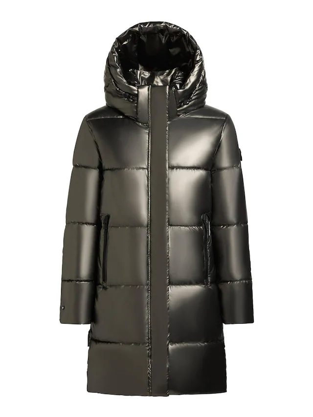 khujo Steppmantel »Haya Shiny-YM« Wasserdichter gesteppter Damen Winter Kurzmantel