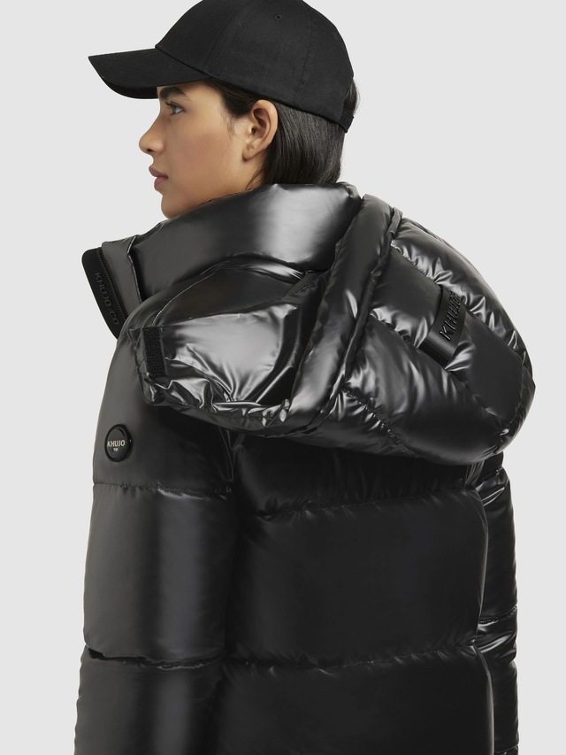 khujo Steppmantel »Haya Shiny-YM« Wasserdichter gesteppter Damen Winter Kurzmantel