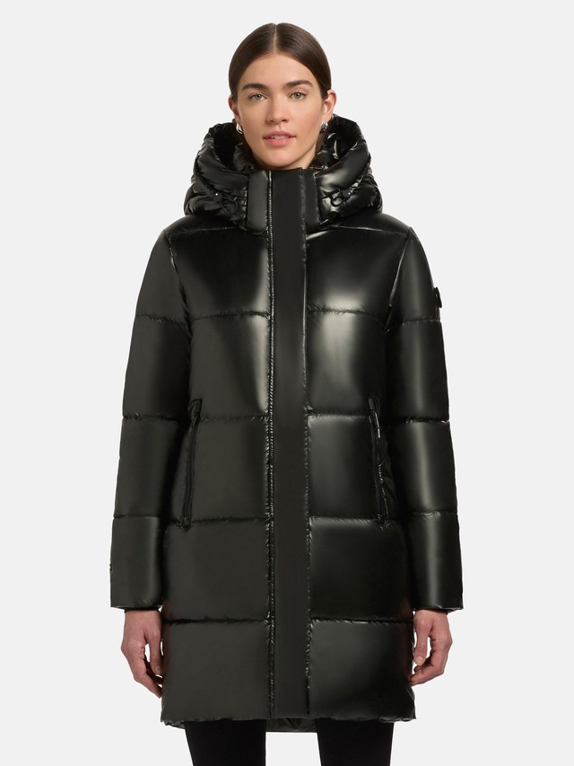 khujo Steppmantel »Haya Shiny-YM« Wasserdichter gesteppter Damen Winter Kurzmantel