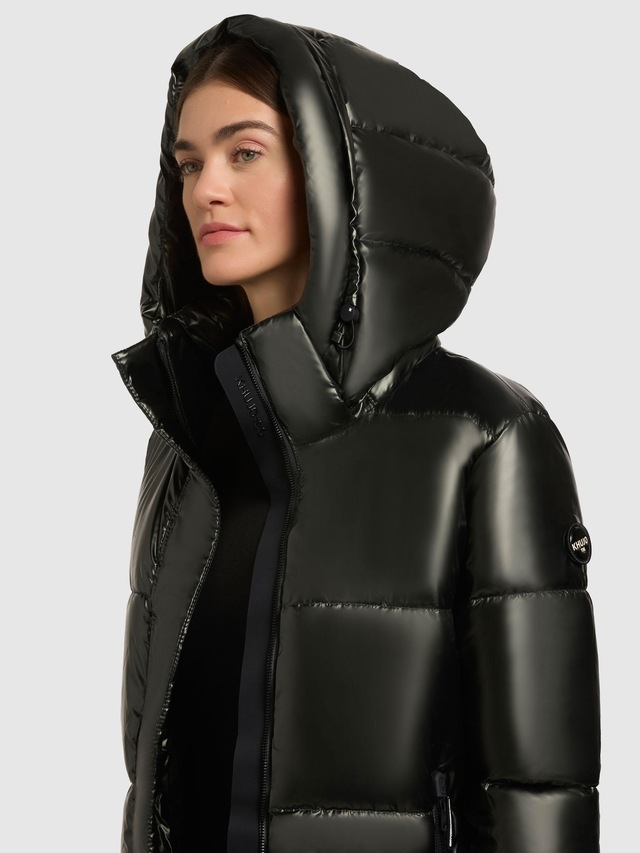 khujo Steppmantel »Haya Shiny-YM« Wasserdichter gesteppter Damen Winter Kurzmantel