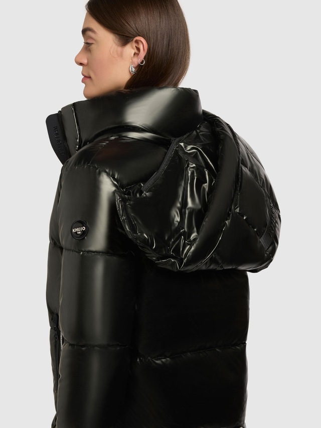 khujo Steppmantel »Haya Shiny-YM« Wasserdichter gesteppter Damen Winter Kurzmantel