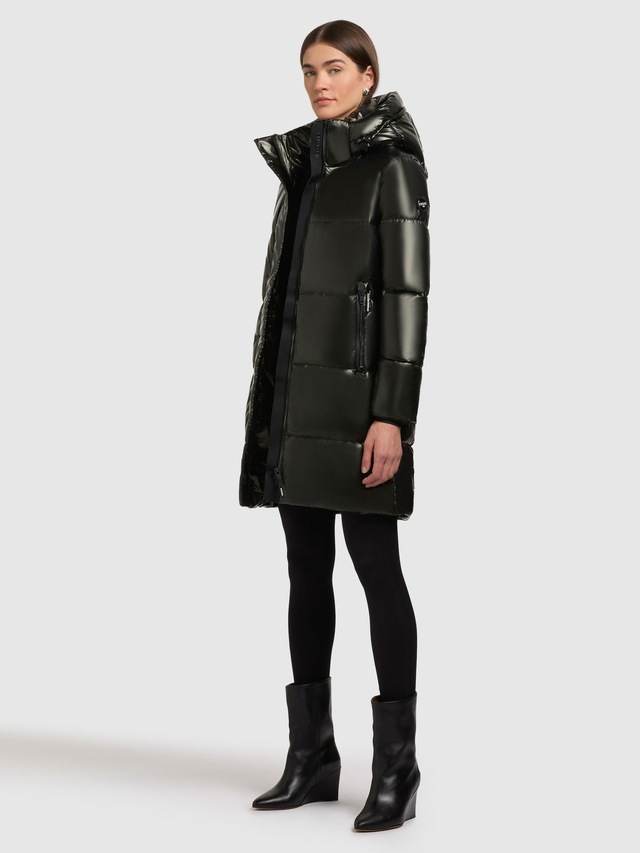 khujo Steppmantel »Haya Shiny-YM« Wasserdichter gesteppter Damen Winter Kurzmantel