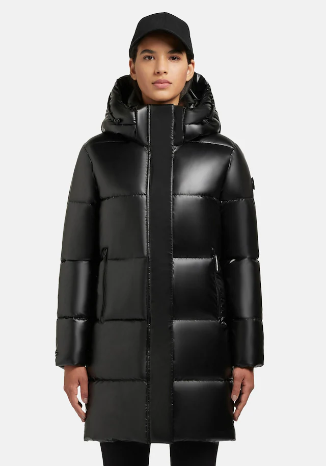 khujo Steppmantel »Haya Shiny-YM« Wasserdichter gesteppter Damen Winter Kurzmantel