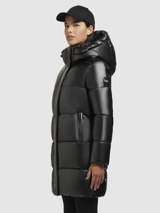khujo Steppmantel »Haya Shiny-YM« Wasserdichter gesteppter Damen Winter Kurzmantel