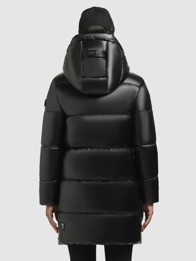 khujo Steppmantel »Haya Shiny-YM« Wasserdichter gesteppter Damen Winter Kurzmantel