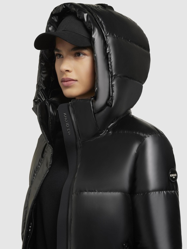 khujo Steppmantel »Haya Shiny-YM« Wasserdichter gesteppter Damen Winter Kurzmantel