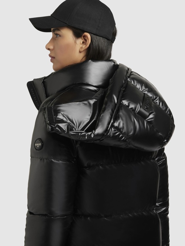 khujo Steppmantel »Haya Shiny-YM« Wasserdichter gesteppter Damen Winter Kurzmantel