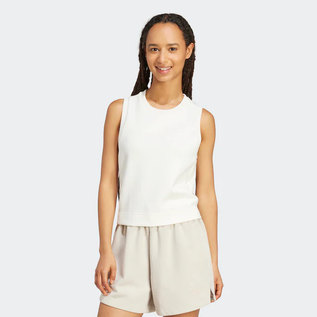 adidas Sportswear Tanktop »SOFT LUX« mit Rundhalsausschnitt, schmal geschnitten, ohne Verschluss