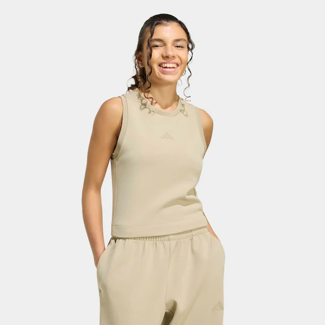 adidas Sportswear Tanktop »SOFT LUX« mit Rundhalsausschnitt, schmal geschnitten, ohne Verschluss
