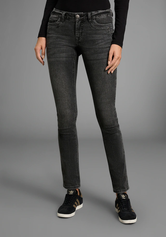Arizona Comfort-fit-Jeans »mit Keileinsätzen« niedrige Leibhöhe
