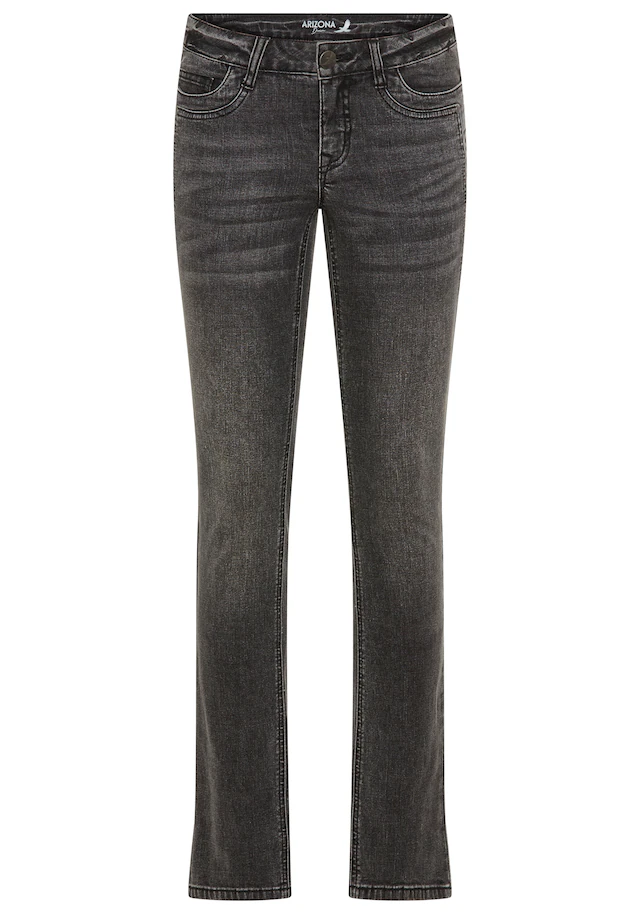 Arizona Comfort-fit-Jeans »mit Keileinsätzen« niedrige Leibhöhe