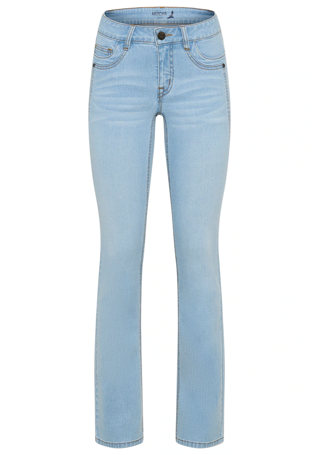 Arizona Comfort-fit-Jeans »mit Keileinsätzen« niedrige Leibhöhe