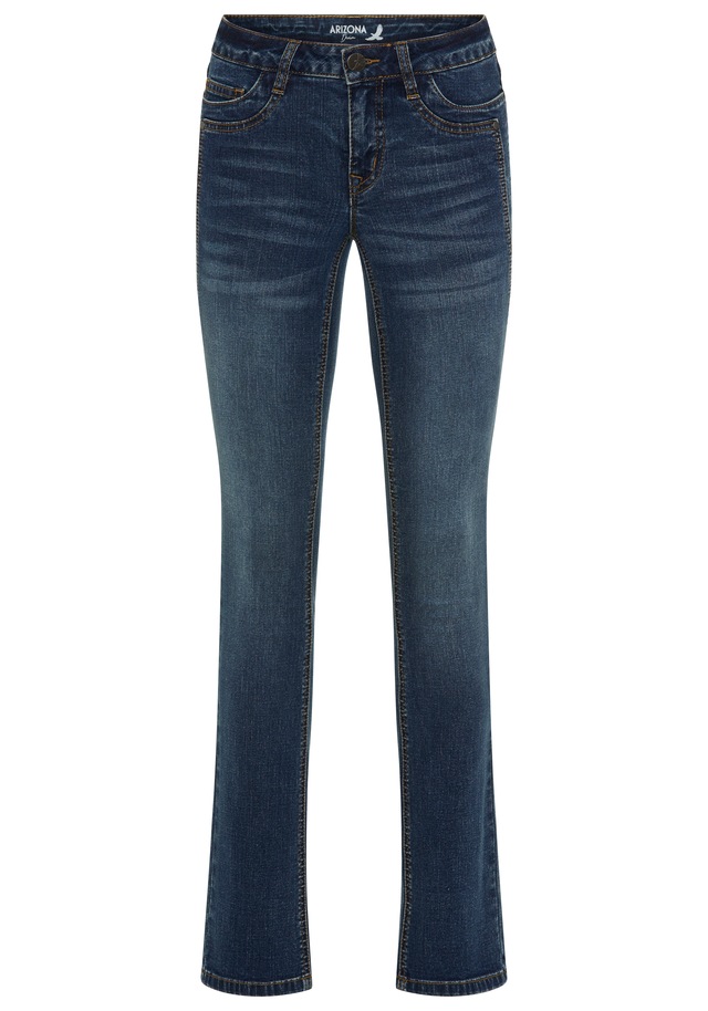 Arizona Comfort-fit-Jeans »mit Keileinsätzen« niedrige Leibhöhe