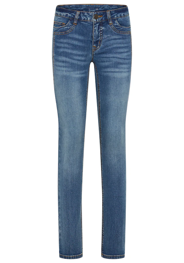 Arizona Comfort-fit-Jeans »mit Keileinsätzen« niedrige Leibhöhe