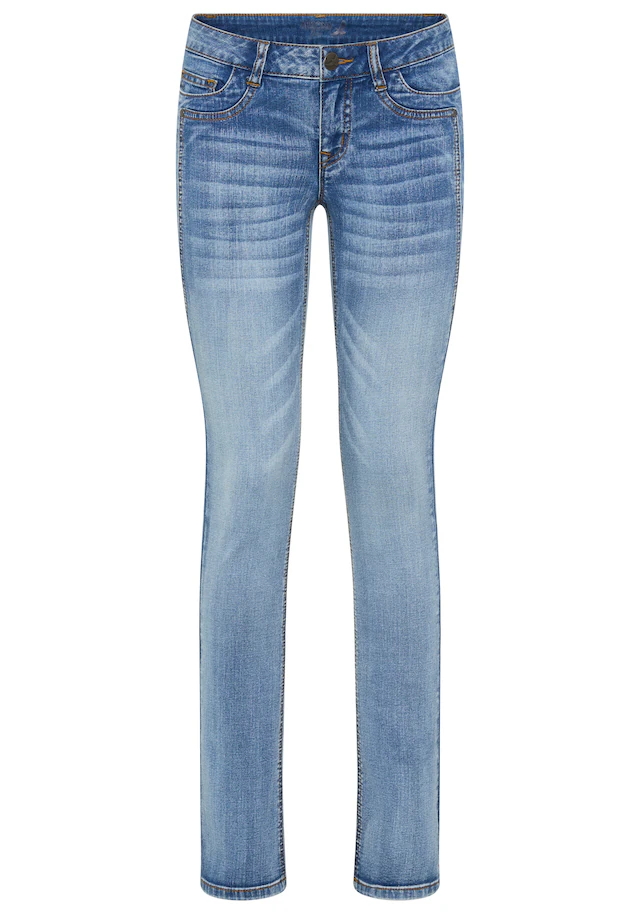 Arizona Comfort-fit-Jeans »mit Keileinsätzen« niedrige Leibhöhe