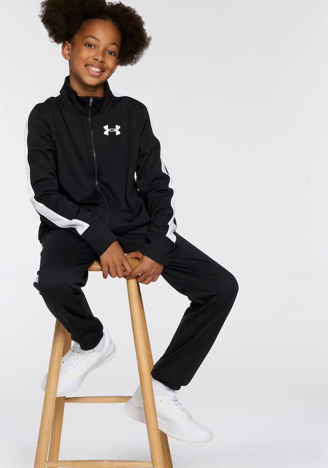 Under Armour® Trainingsanzug »UA KNIT TRACK SUIT« schweißableitendes Material, superweiches Obermaterial aus Polyester