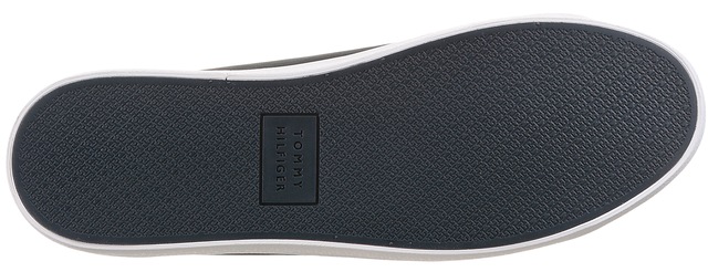 Tommy Hilfiger Sneaker »TH HI VULC CORE LOW LEATHER« , Freizeitschuh, Halbschuh, Schnürer mit gepolstertem Schaftrand